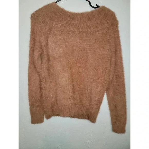 Fashion Nova Taylor Fuzzy Off Shoulder Sweater - Picture 3 of 4